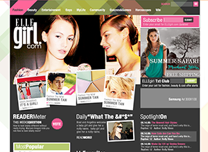 ELLE girl ezine - Homepage
